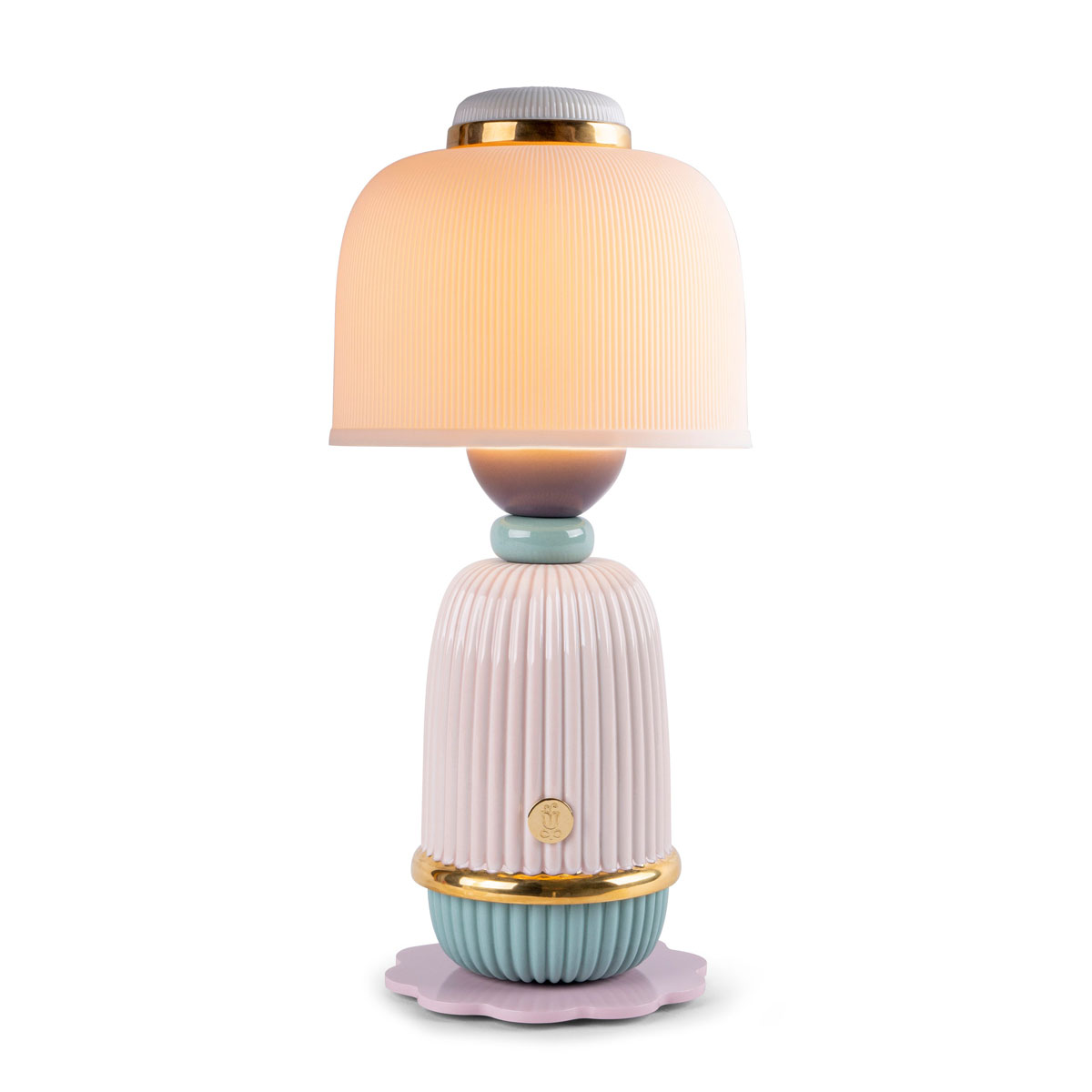 Lladro Light And Fragrance, Kokeshi Lamp - Pink