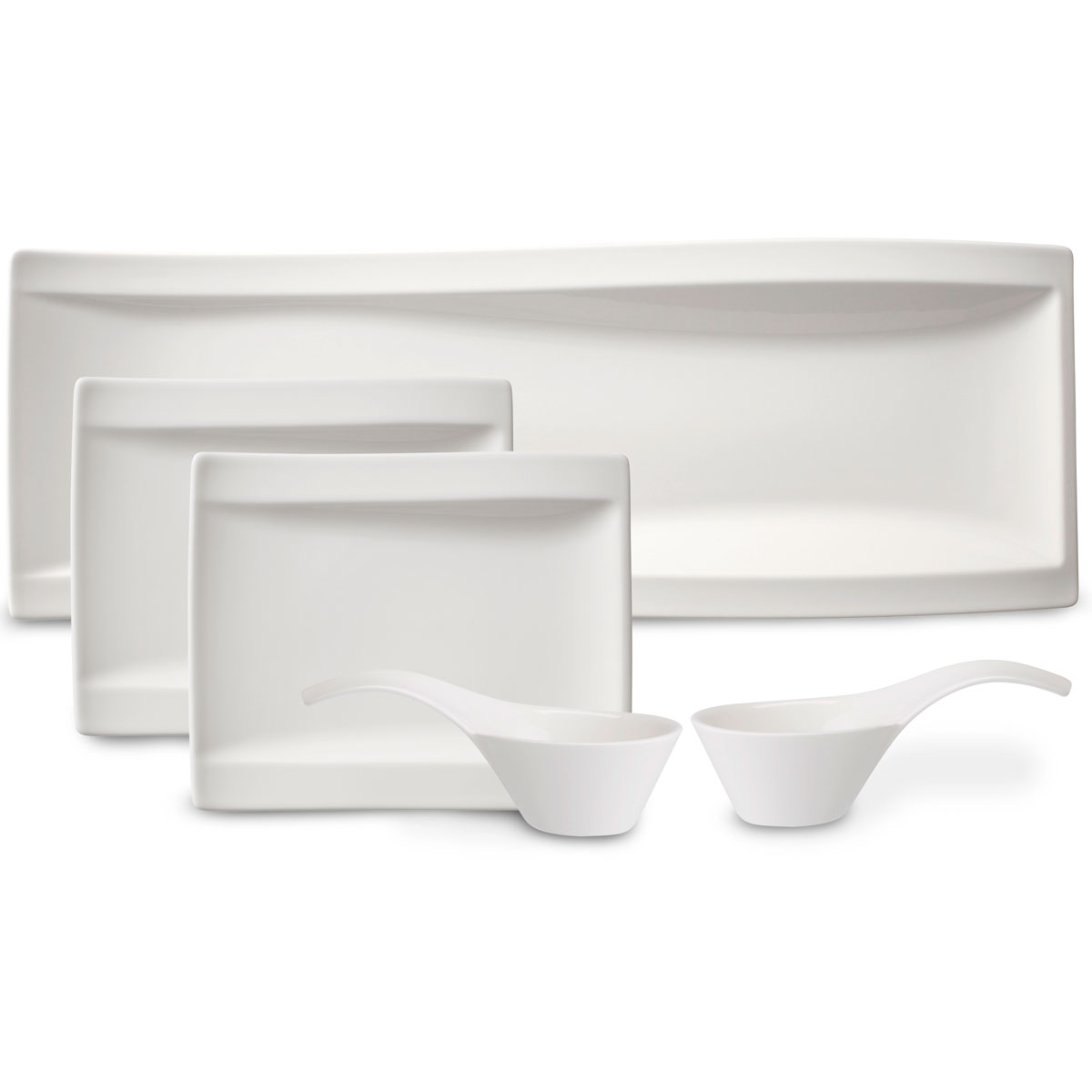 Villeroy and Boch NewWave 5 Piece Antipasti Boxed Set