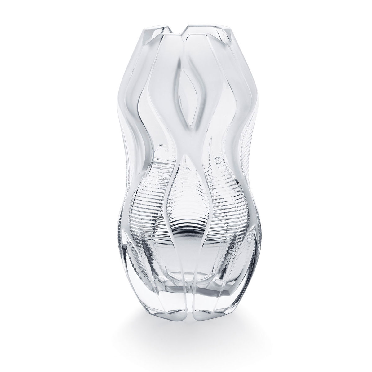 Lalique Manifesto By Zaha Hadid 18" Vase, Clear