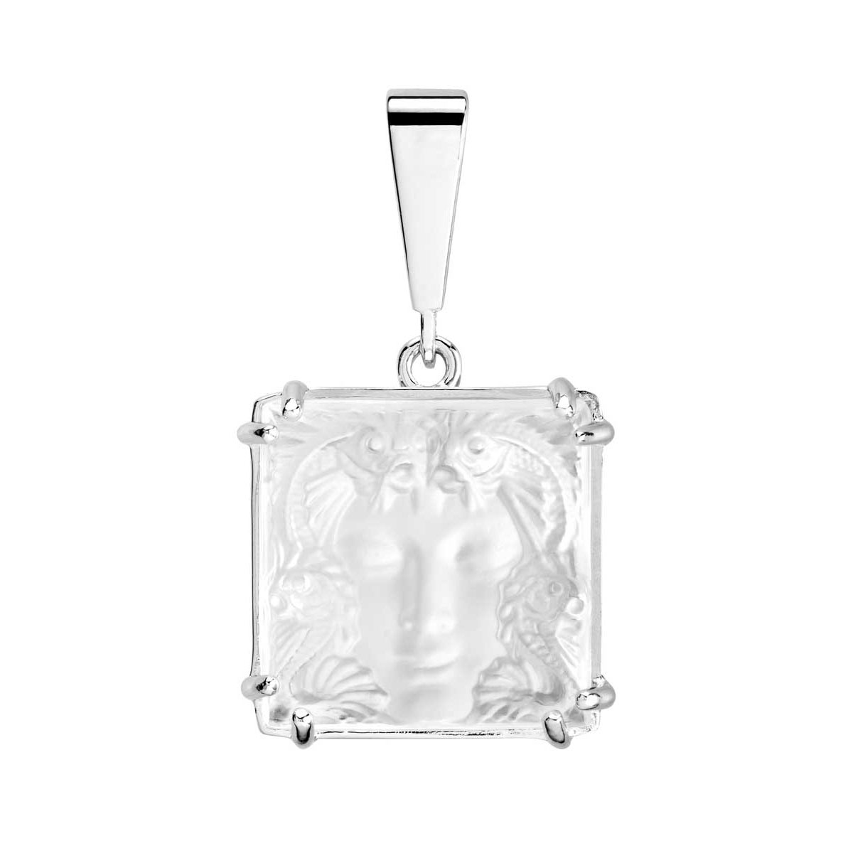 Lalique Arethuse Pendentif, Clear and Silver
