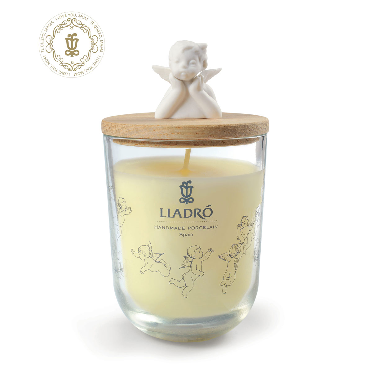 Lladro Light And Fragrance, Missing You Candle. I Love You Mom Scent