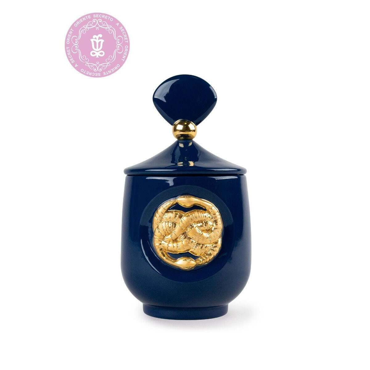 Lladro Light And Fragrance, Snake Candle Luxurious Animals. A Secret Orient Scent