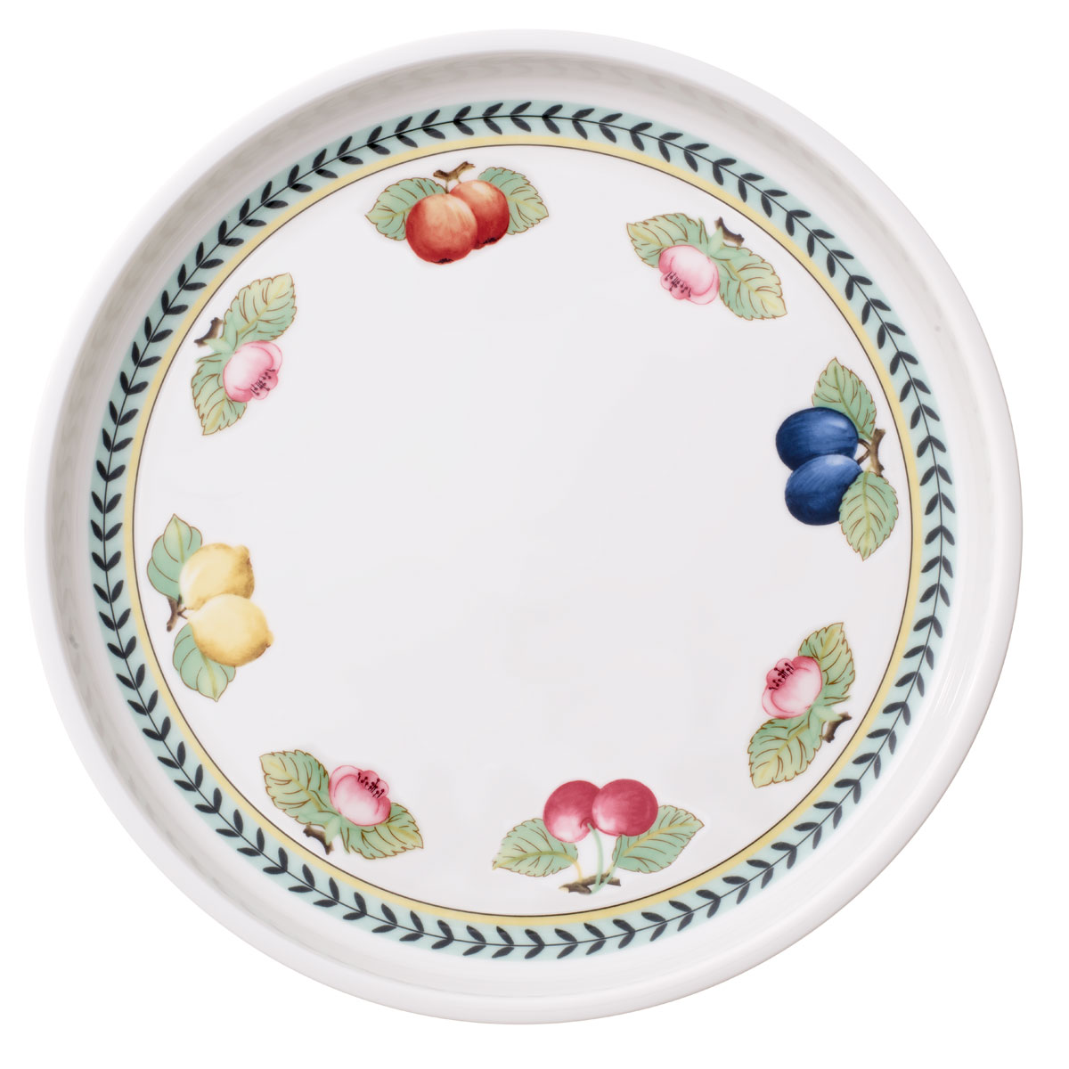 Villeroy and Boch French Garden Baking Round Serving Dish Lid Large