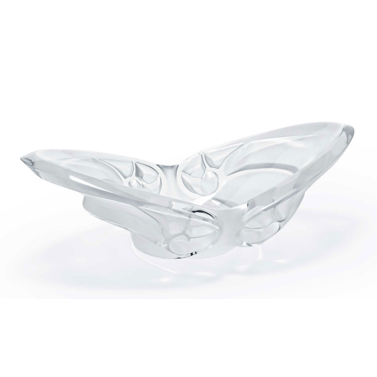 Lalique Tourbillons Crystal Bowl, Clear