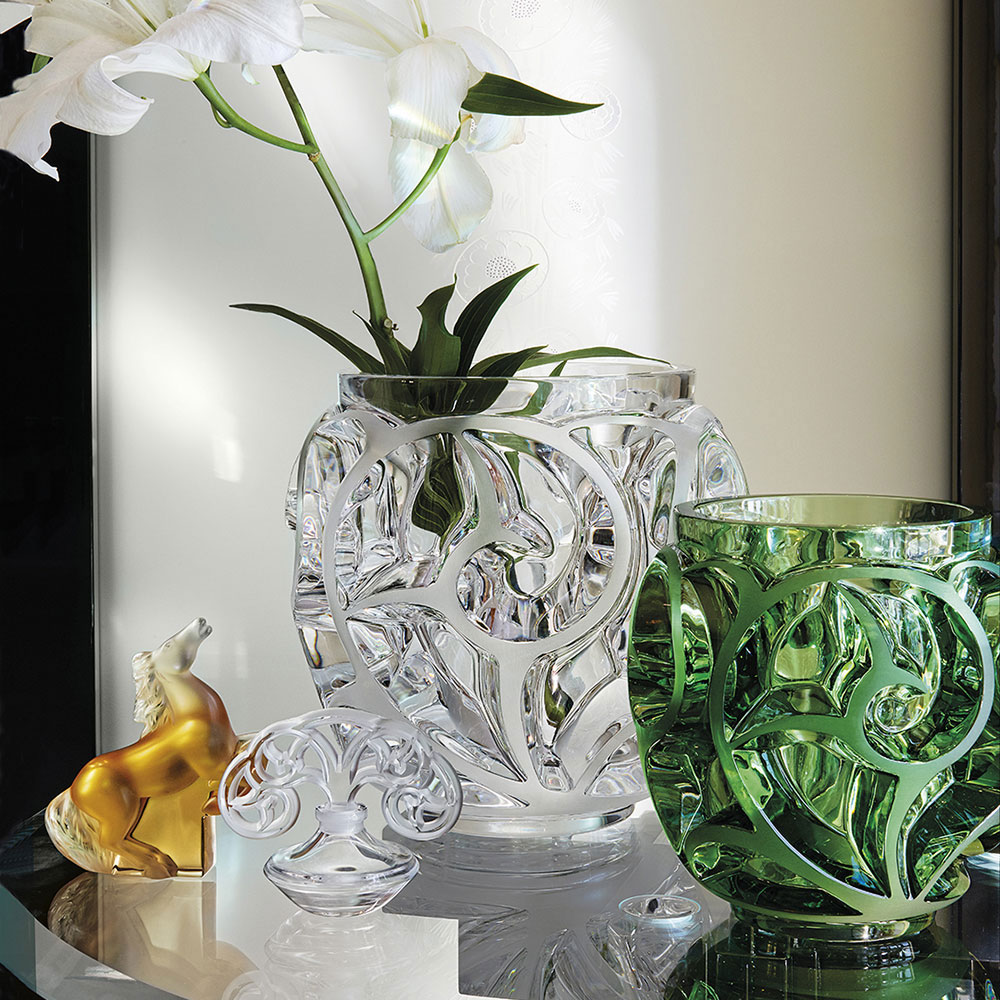 Lalique Tourbillons Crystal Perfume Bottle
