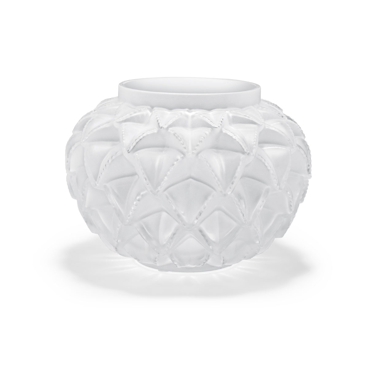 Lalique Languedoc 6.5" Vase, Clear