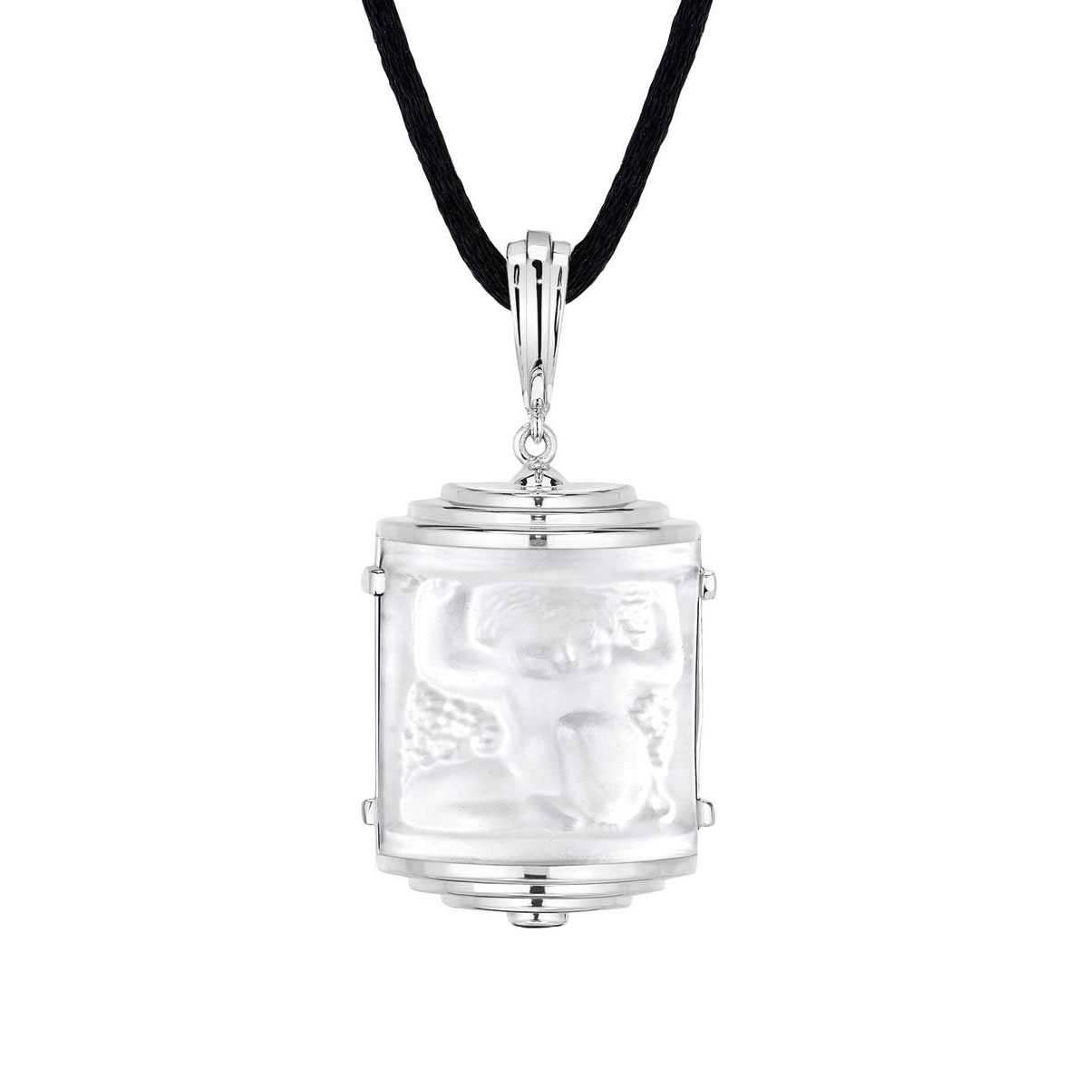 Lalique Nysa Pendant Necklace, Clear