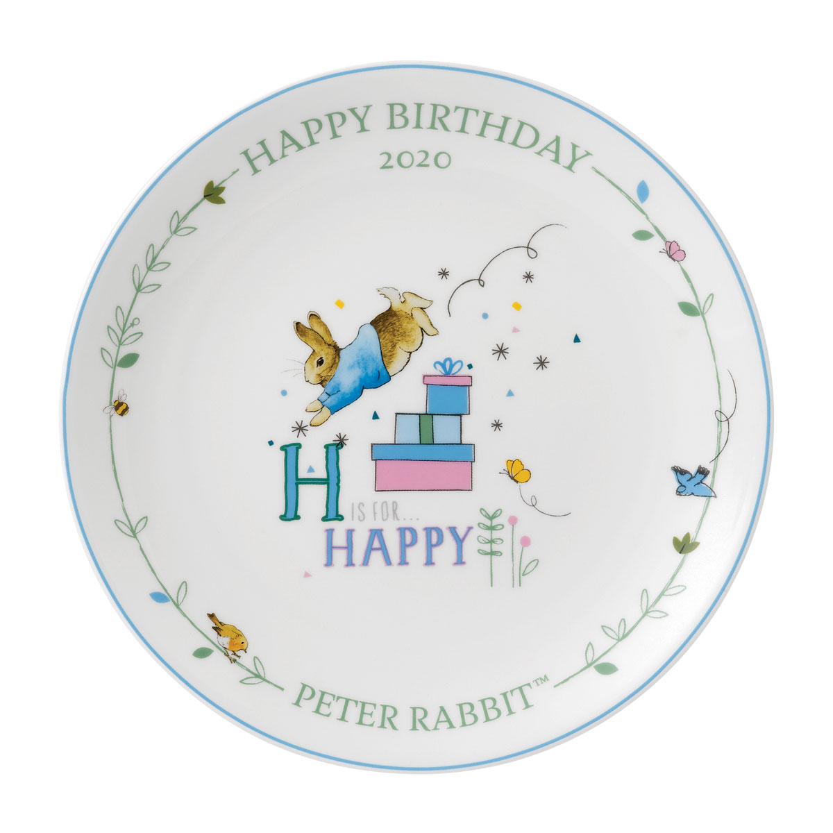 Wedgwood China Peter Rabbit 2020 Annual Birthday Plate