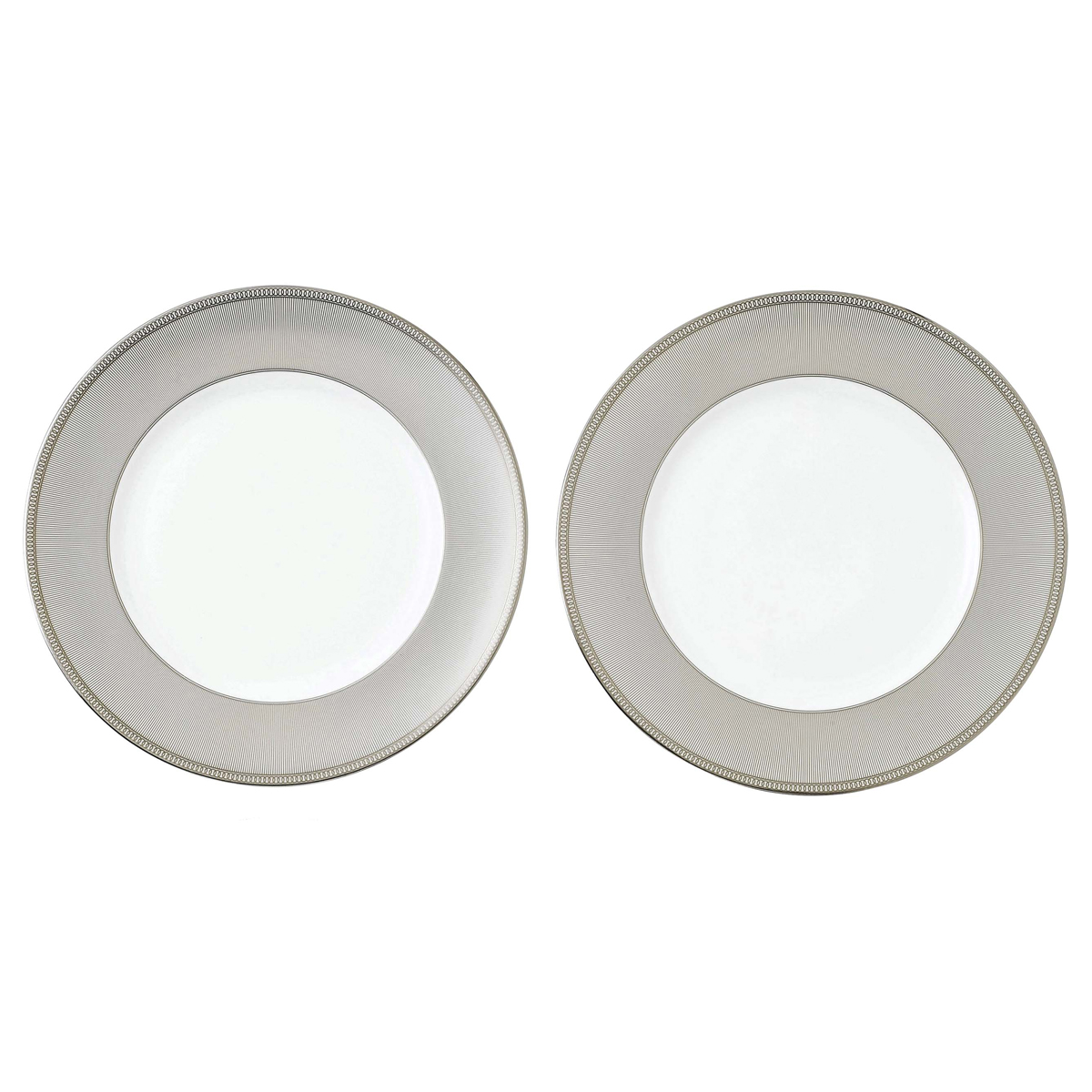 Wedgwood Winter White Dinner Plate Pair
