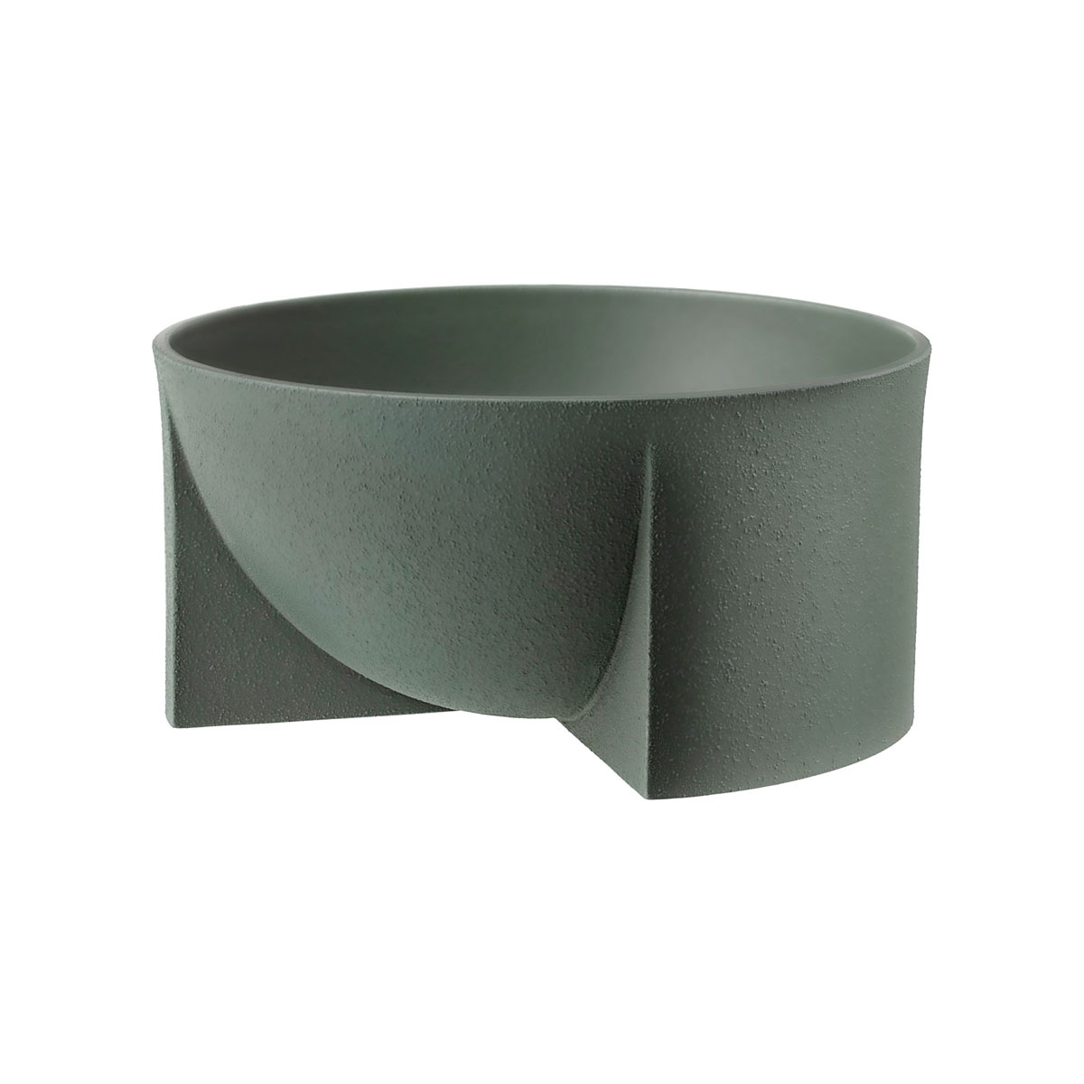 Iittala Kuru Ceramic Bowl 9.5" Moss Green