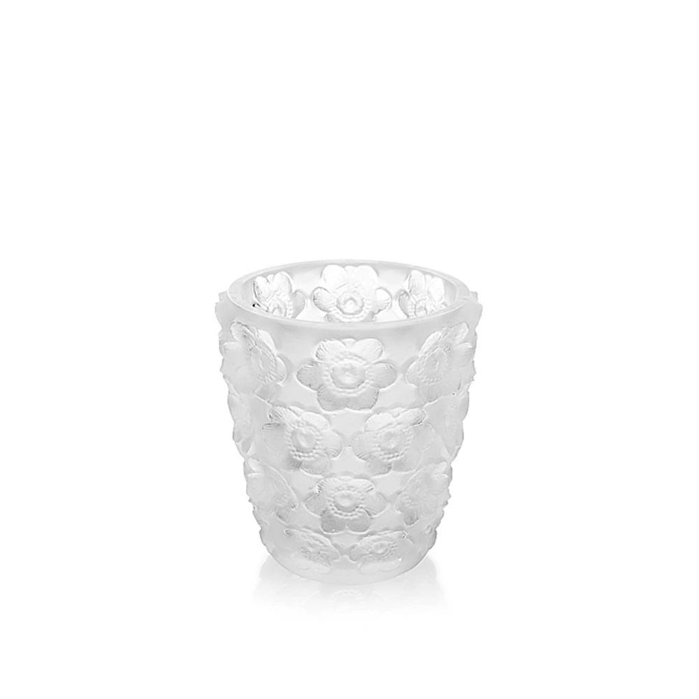 Lalique Anemones Crystal Votive, Clear