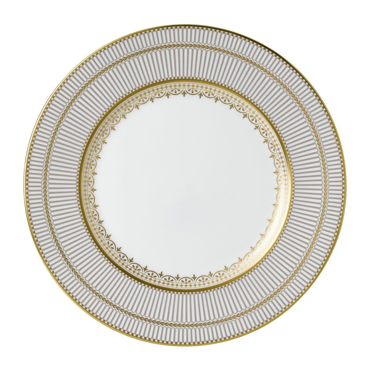 Wedgwood Anthemion Grey Dinner Plate 10.75"