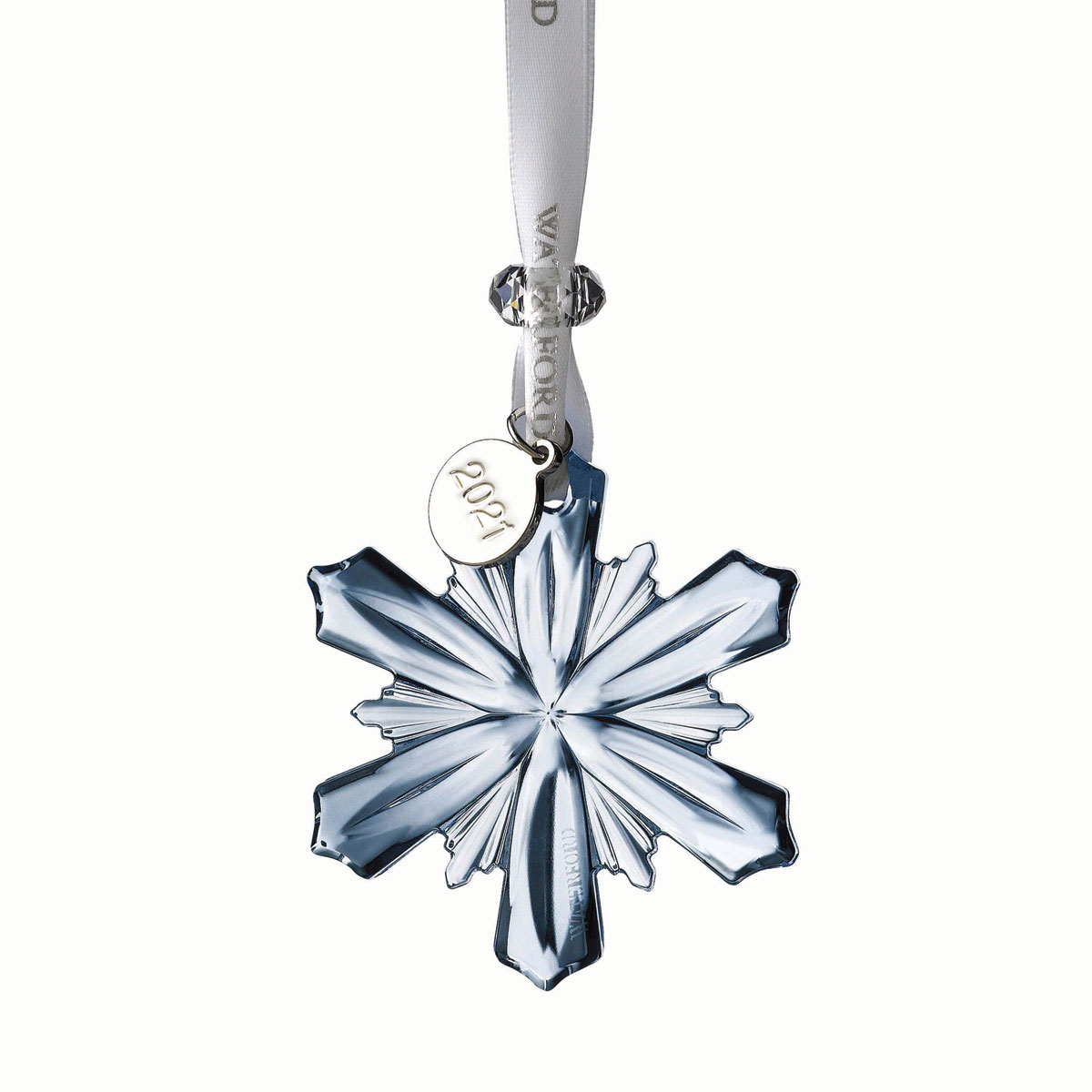 Waterford 2021 Topaz Ice Snowflake Dated Ornament