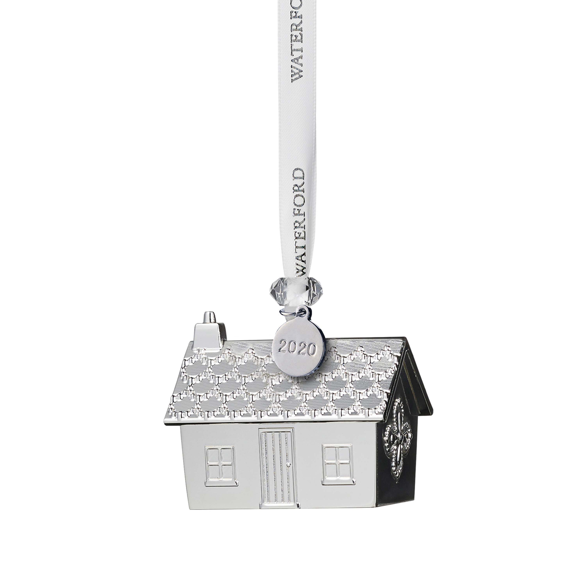 Waterford 2020 Silver Gingerbread House Ornament