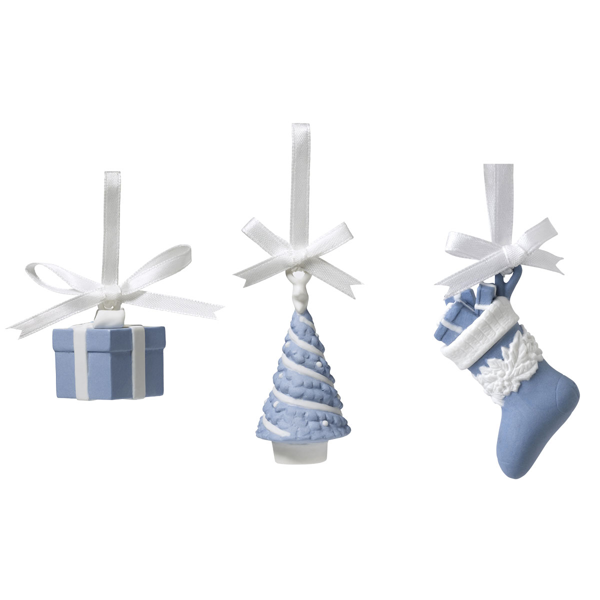 Wedgwood 2021 Festive Charm Ornaments, Set of 3