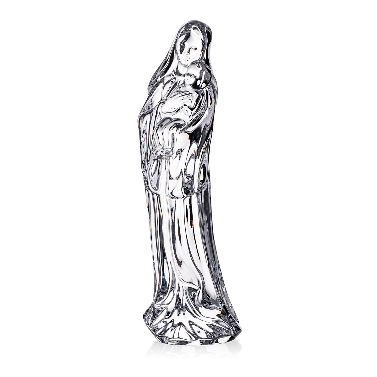 Waterford Crystal Mother and Child Sculpture