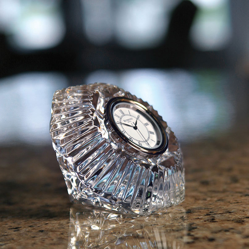 Waterford Lismore Diamond Classic Clock | Crystal Classics