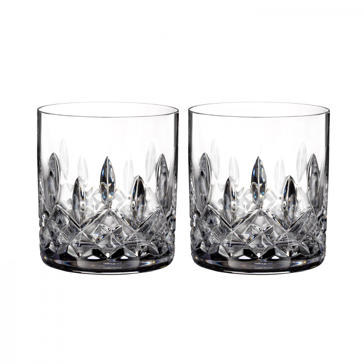Engraved Old Fashioned Tumblers Custom Whiskey Glasses Waterford Lismore 12oz DOF Glass 