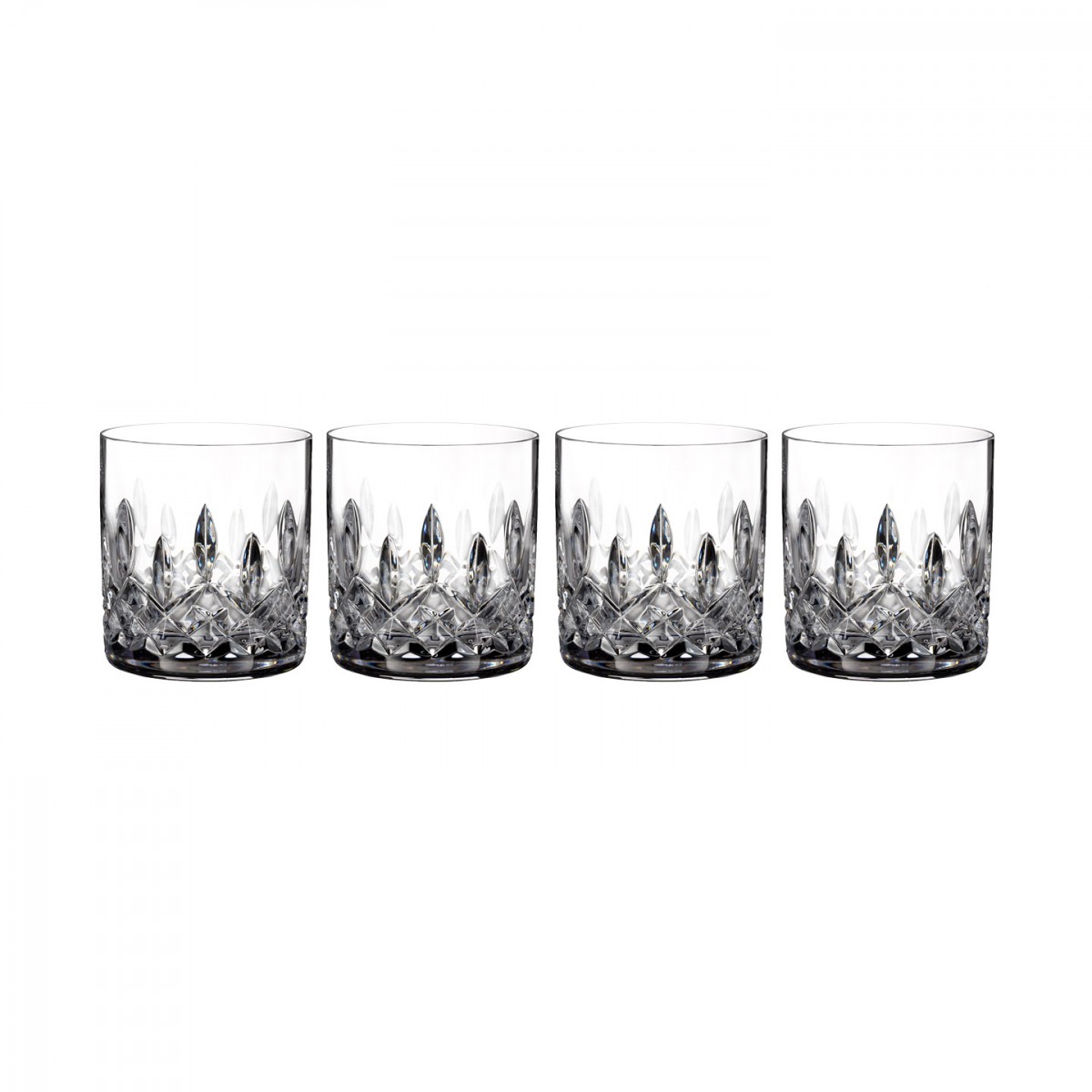 Waterford Crystal, Lismore 5 oz. Straight Sided Whiskey Tumblers 