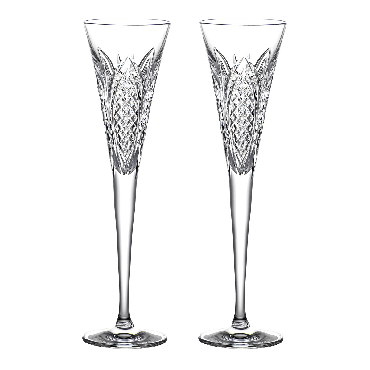Waterford Crystal Times Square 2022 Gift of Wisdom Flute Pair