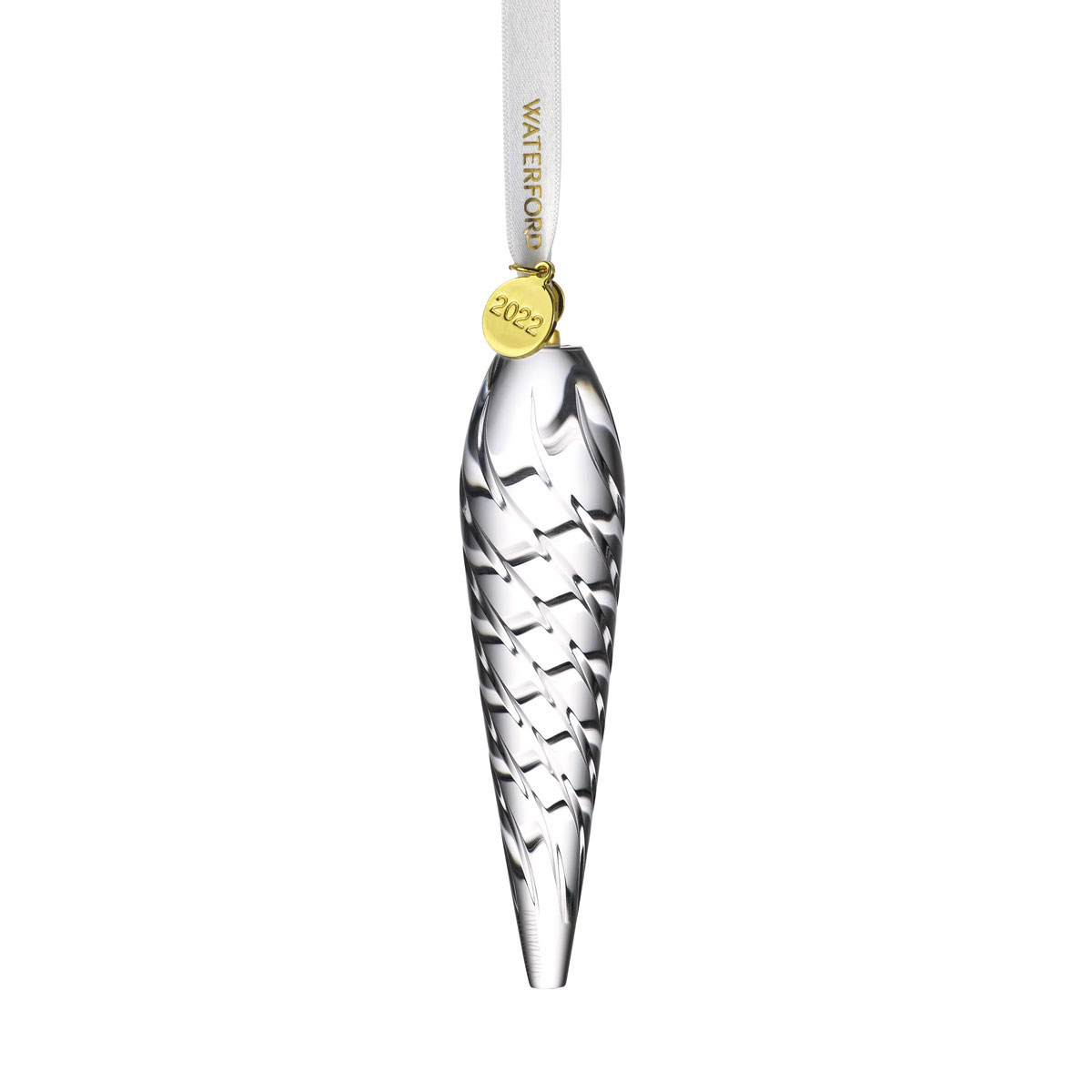 Waterford Crystal 2021 Icicle Dated Ornament