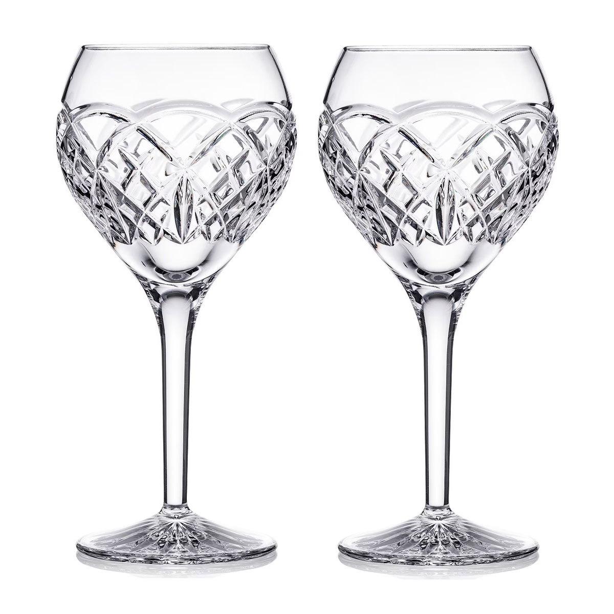 Waterford Crystal Kieran Balloon Wine Glasses, Pair
