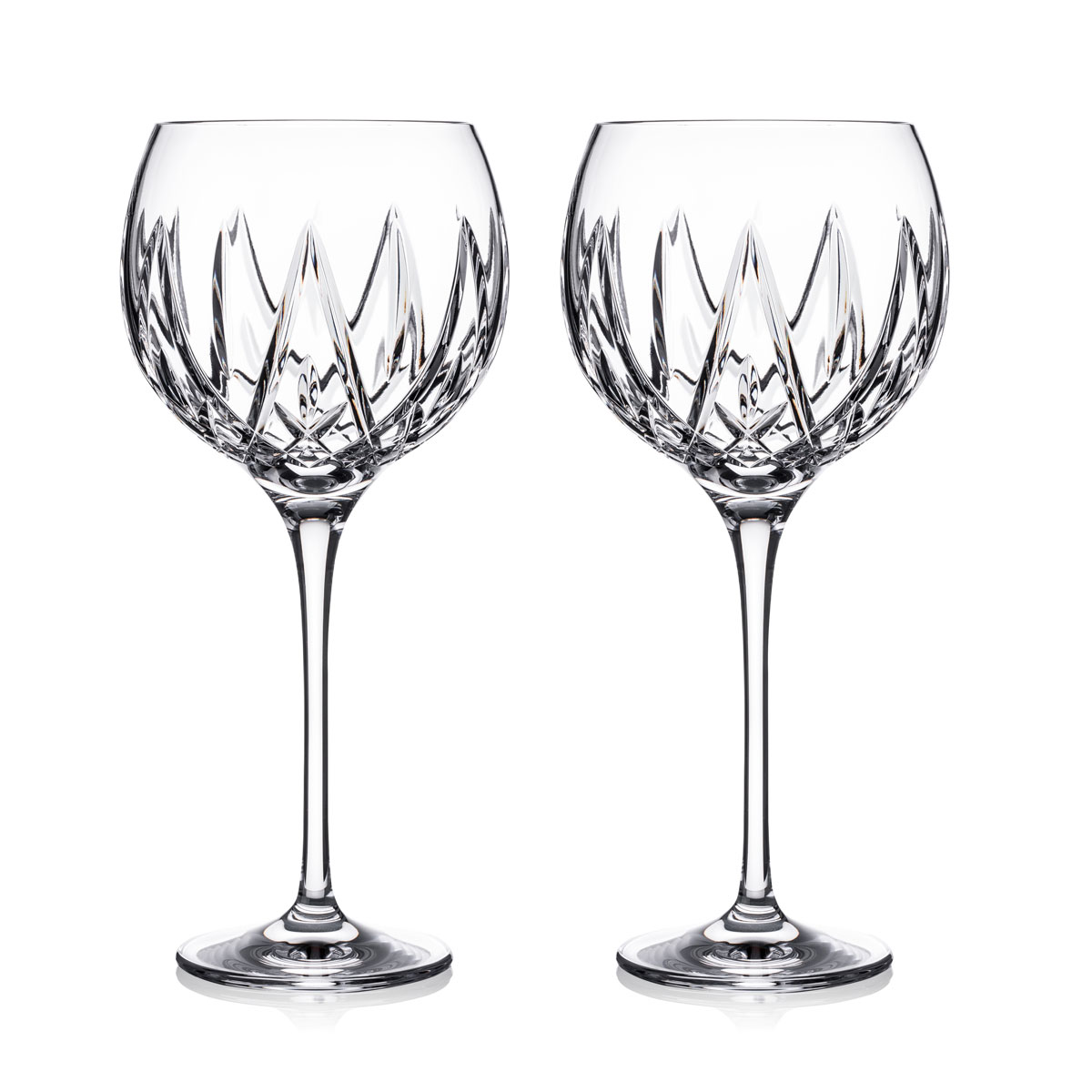 Waterford Crystal Fitzgerald Balloon Wine Pair
