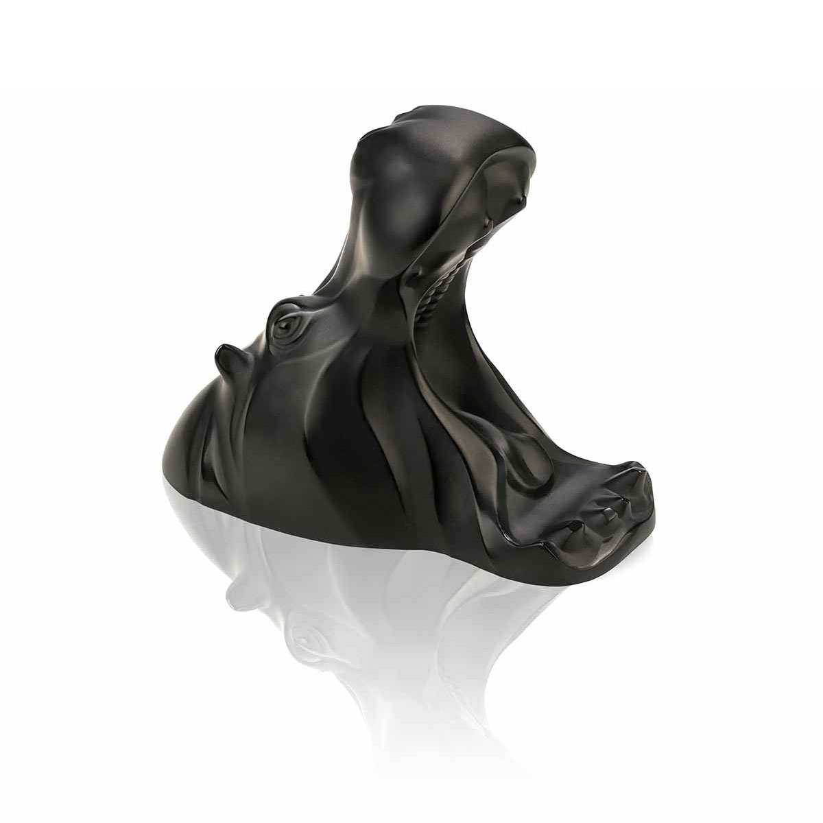 Lalique Hippopotamus Smartphone Holder, Black