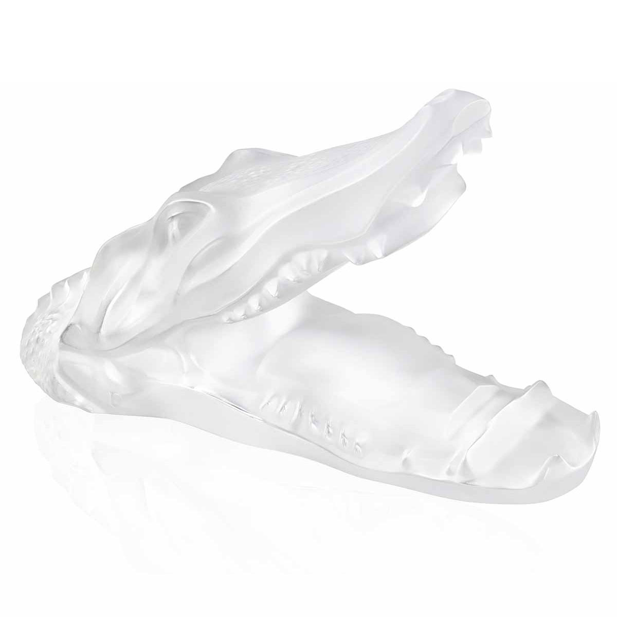 Lalique Crocodile Smartphone and Tablet Holder, Clear