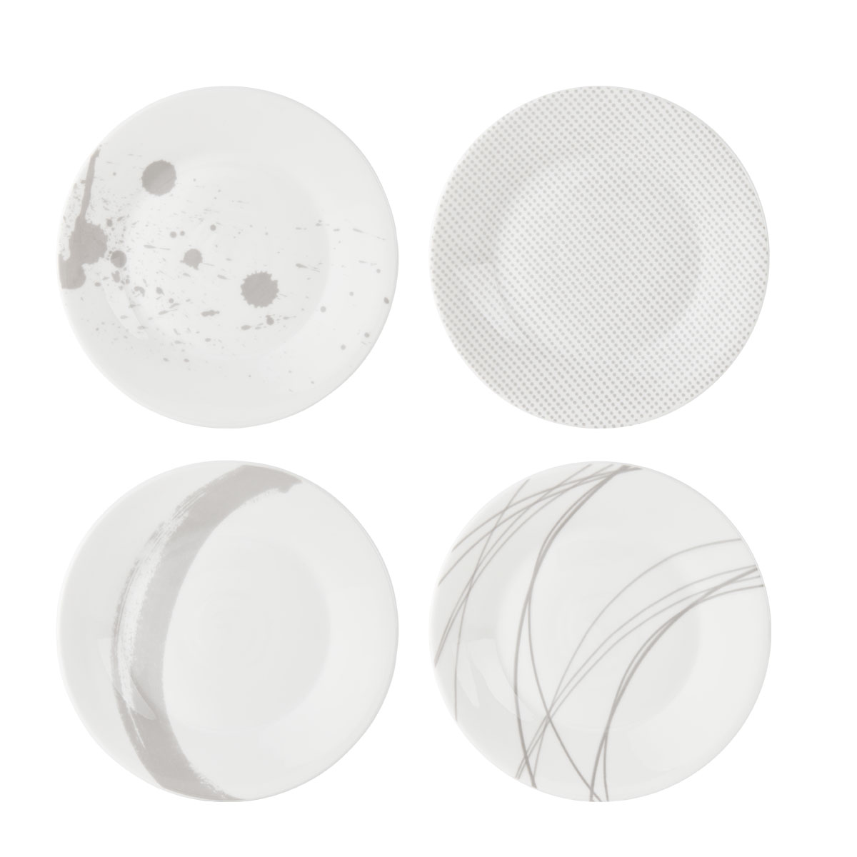 Royal Doulton Pacific Stone Small Plate 6.3" Assorted, Set Of 4