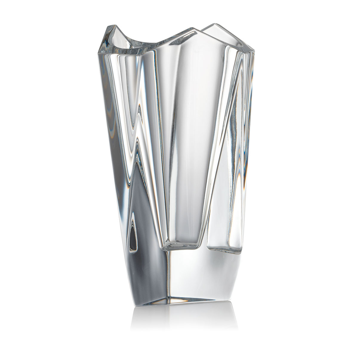 Rogaska Prism Vase 10.6"