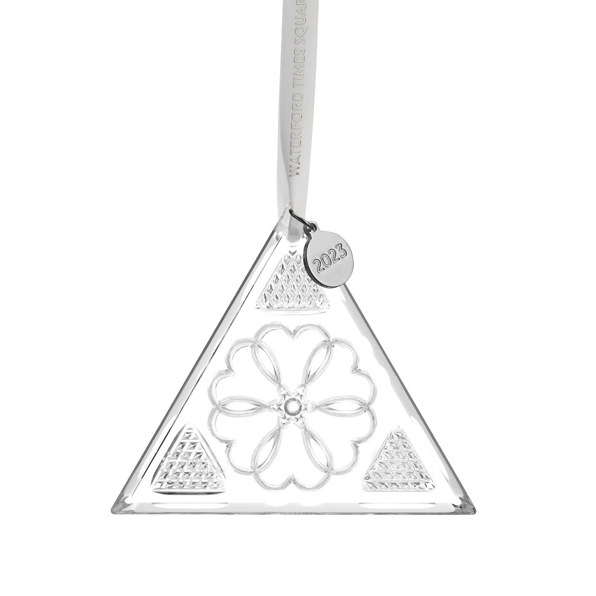 Waterford Crystal Times Square 2023 Dated Triangle Ornament