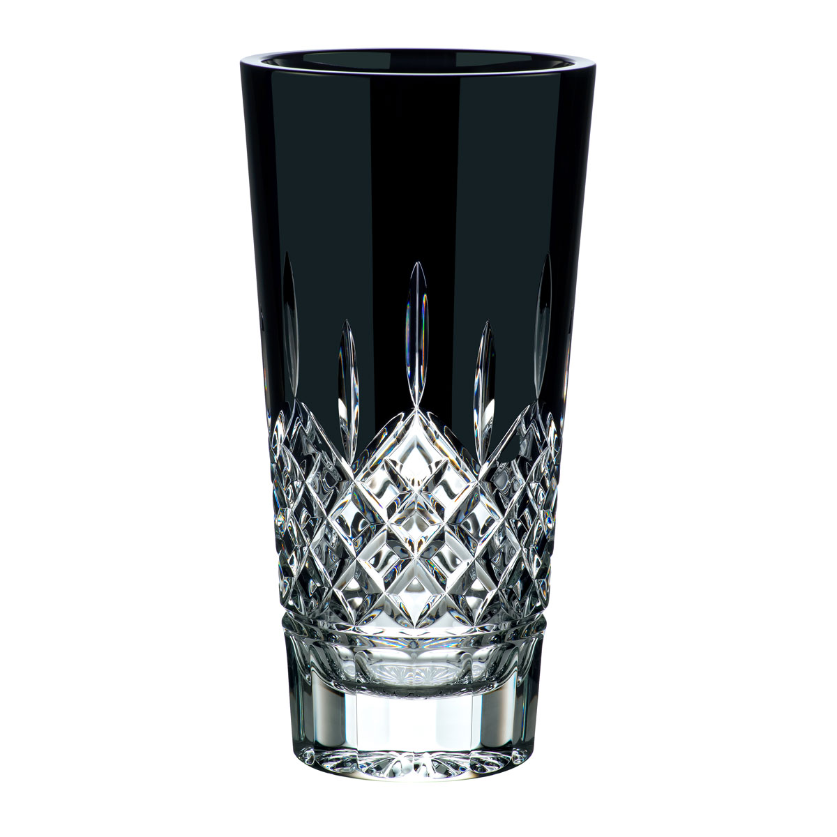 Waterford Crystal Lismore 12" Black Vase