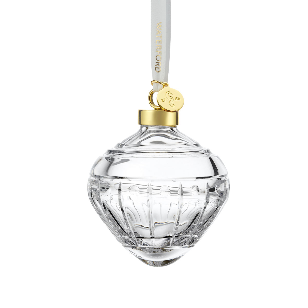 Waterford Crystal 2022 Winter Wonders Winter Rose Bauble Ornament Clear