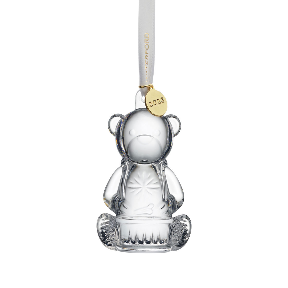 Waterford Crystal 2022 Baby's First Christmas, Bear Dated Ornament