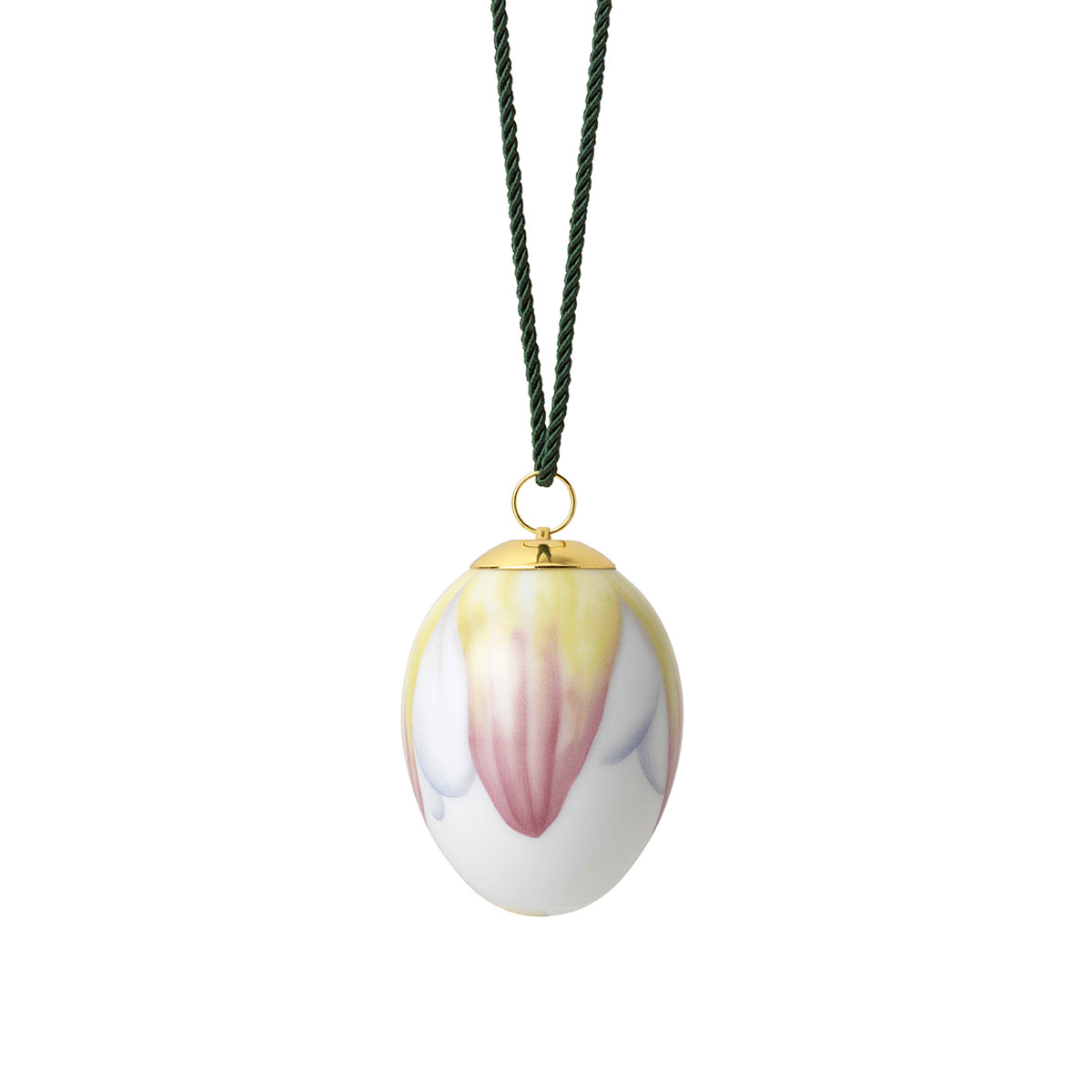 Royal Copenhagen Spring Collection Easter Egg - Water Lilly Petals Ornament