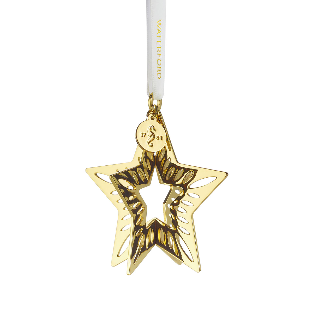 Waterford 2023 3D Star Golden Ornament
