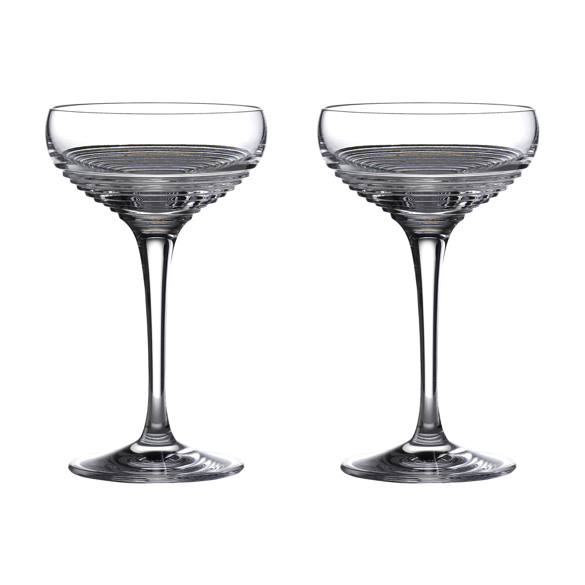 Waterford Mixology Circon Cocktail Large Coupe Pair