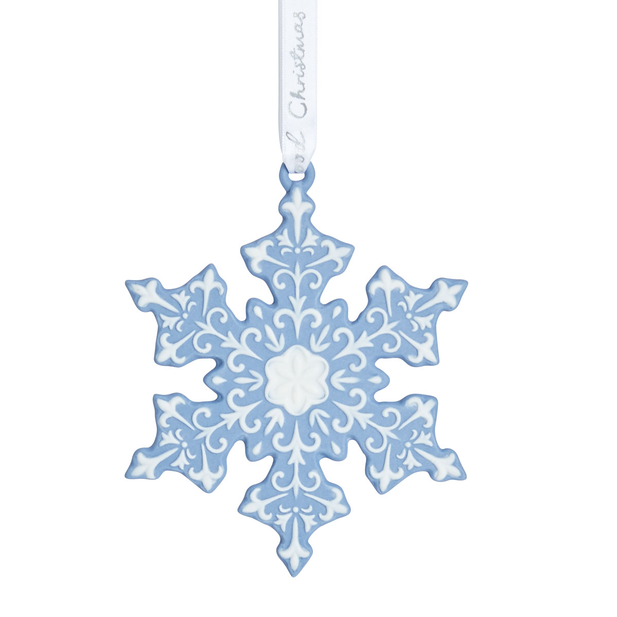 Wedgwood 2023 Christmas Snowflake Ornament Blue