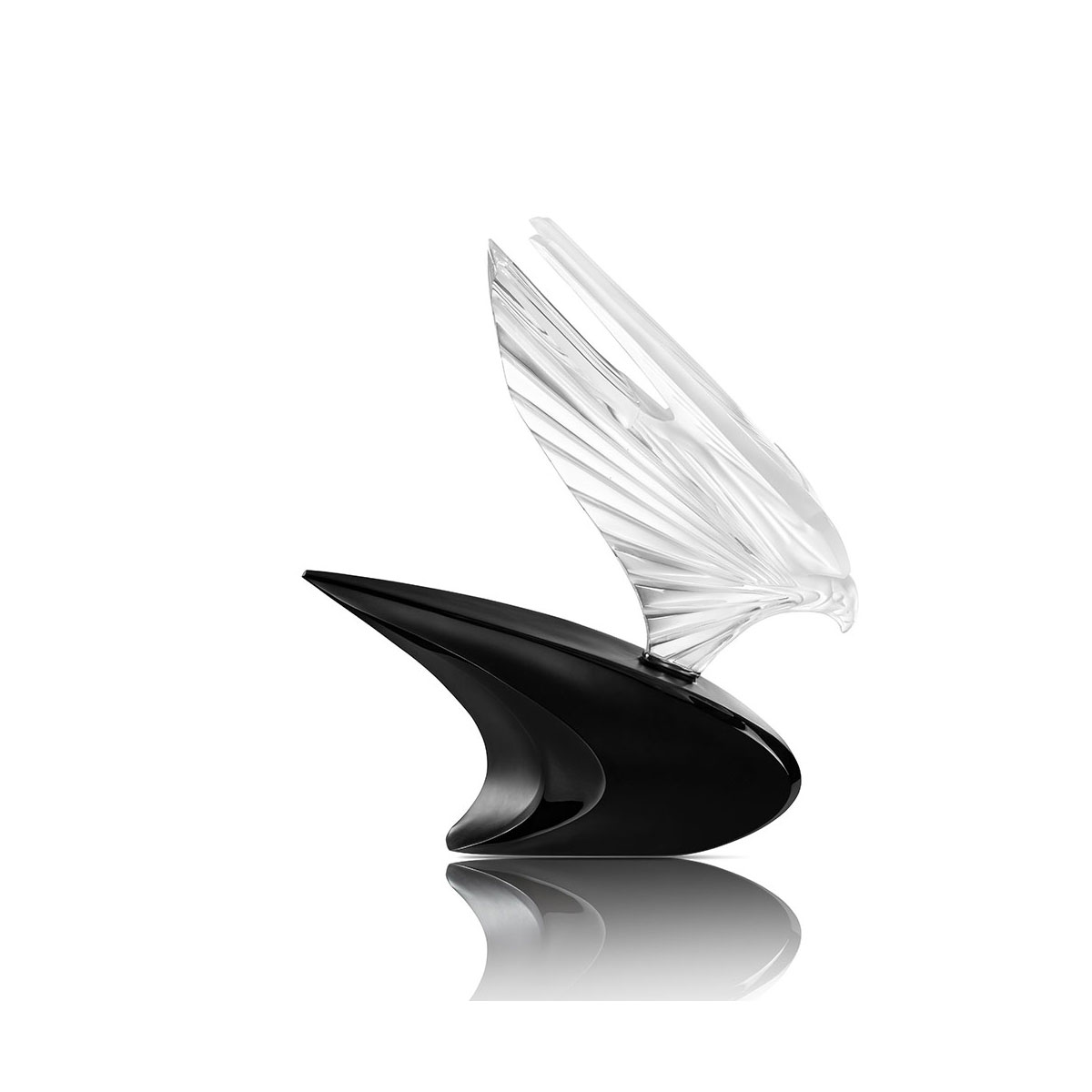 Lalique McLaren Falcon 20" Sculpture, Clear, Lost Wax, Limited Edition