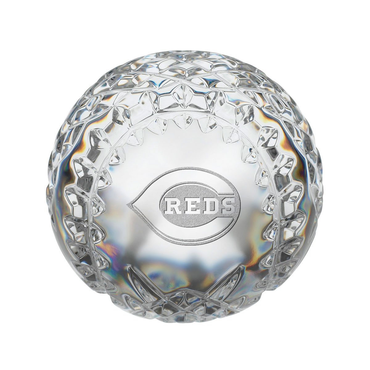 Waterford MLB Cincinnati Reds Crystal Baseball