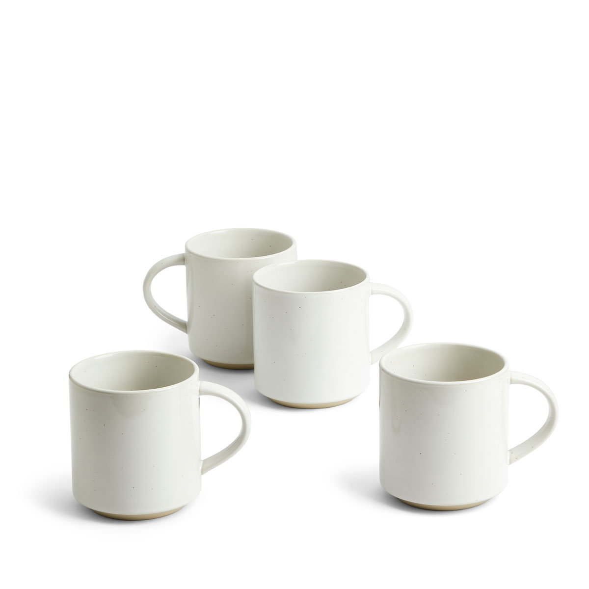 Royal Doulton Urban Dining White Handled Mug Set of 4