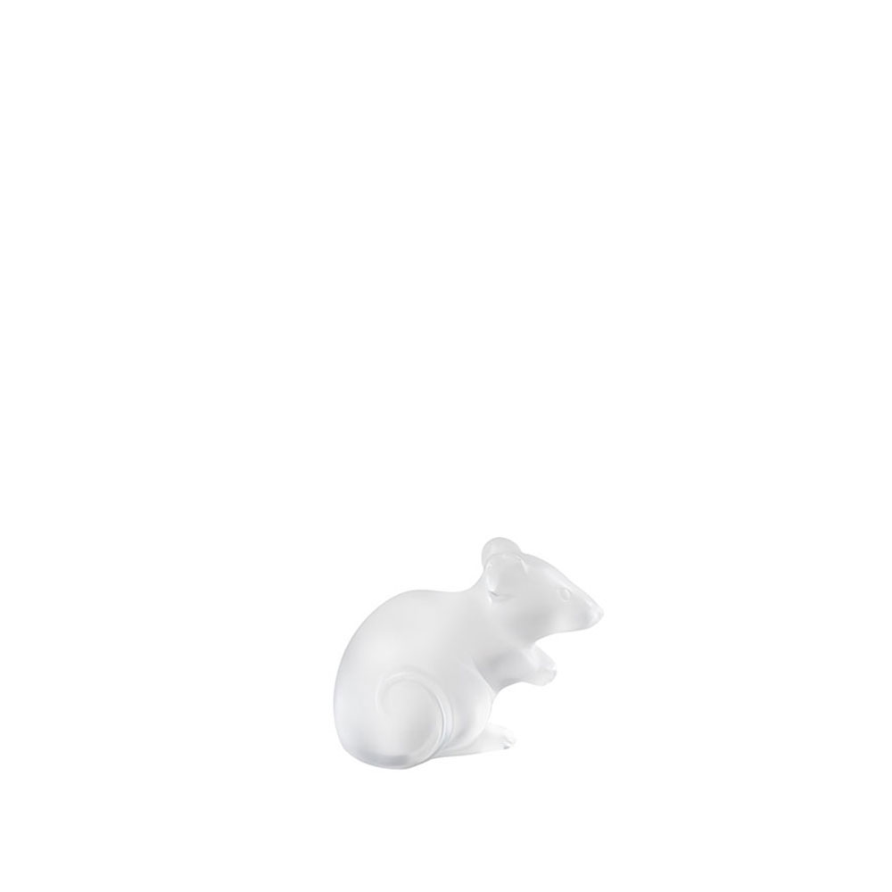Lalique Mouse Sculpture Large, Clear