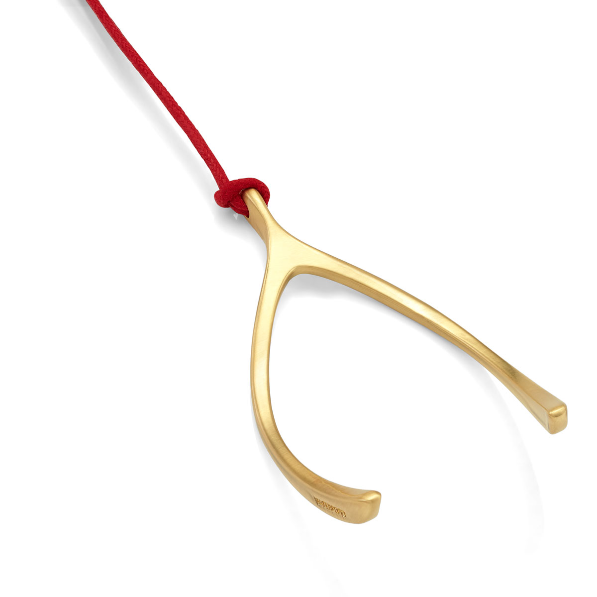 Waterford 2024 Christmas Wishbone Golden Ornament