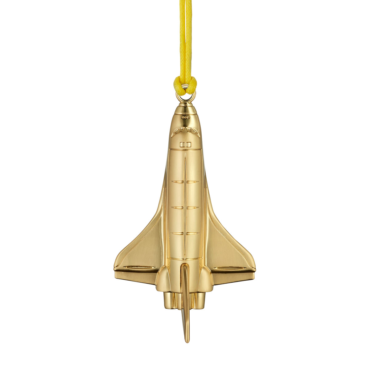 Waterford 2024 Christmas Rocketship Golden Ornament
