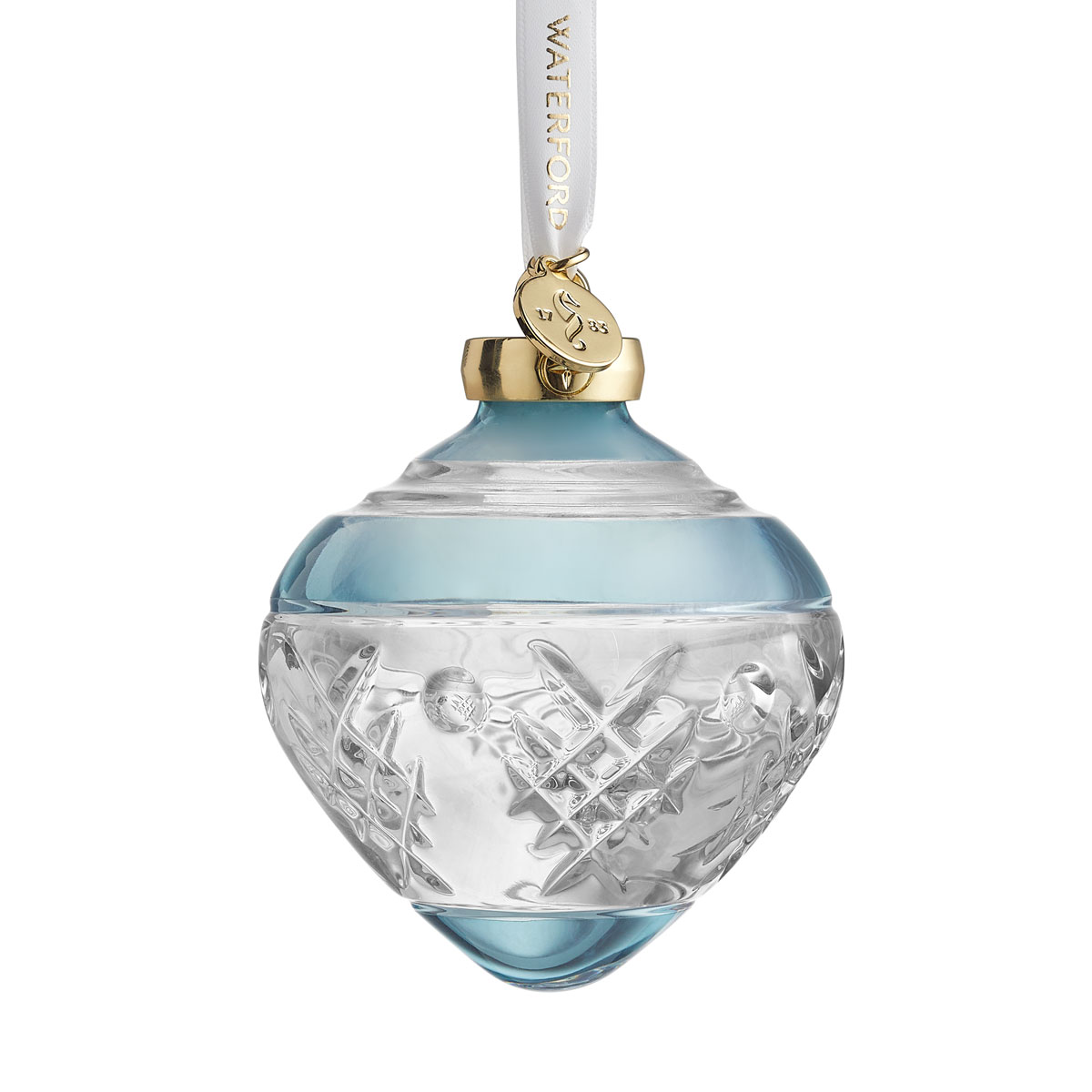 Waterford 2024 Winter Wonders Holly Blue Bauble Ornament