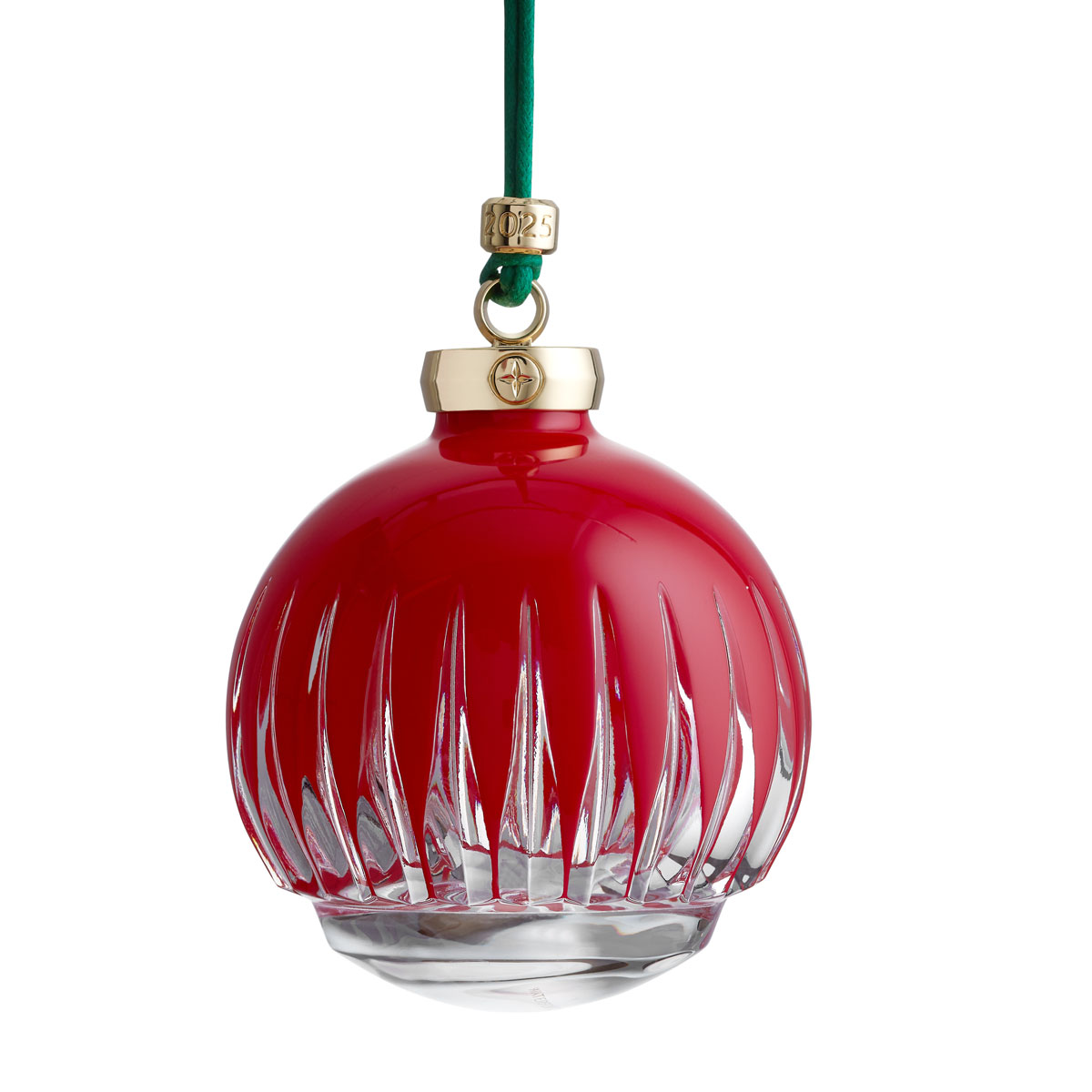 Waterford New Year 2025 Bauble Dated Ornament, Firework Red