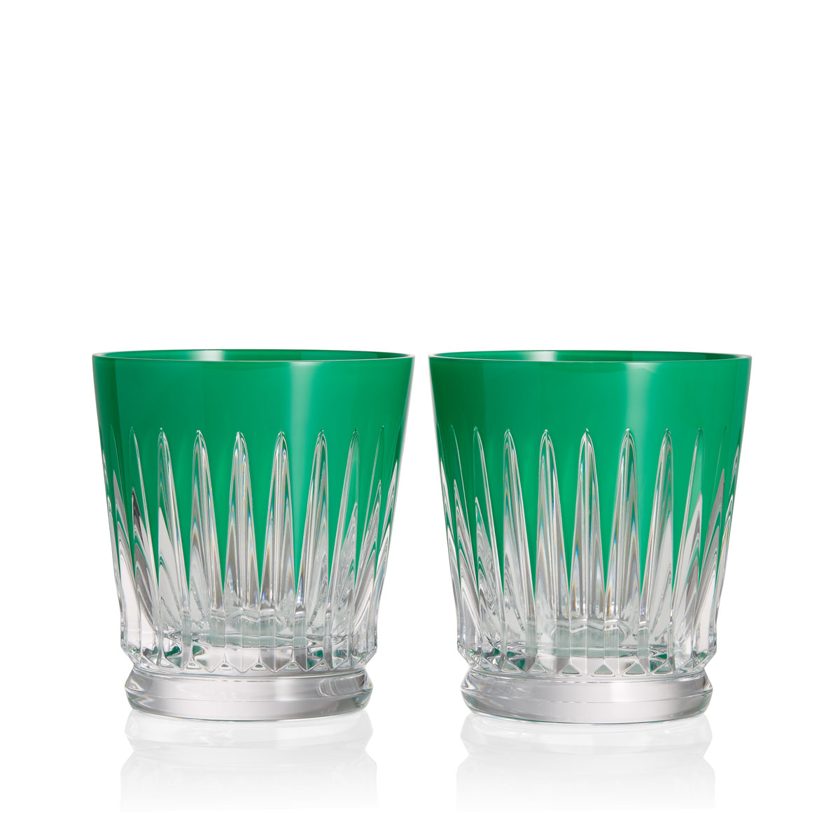 Waterford New Year 2025 Tumblers Firework, Pair Green
