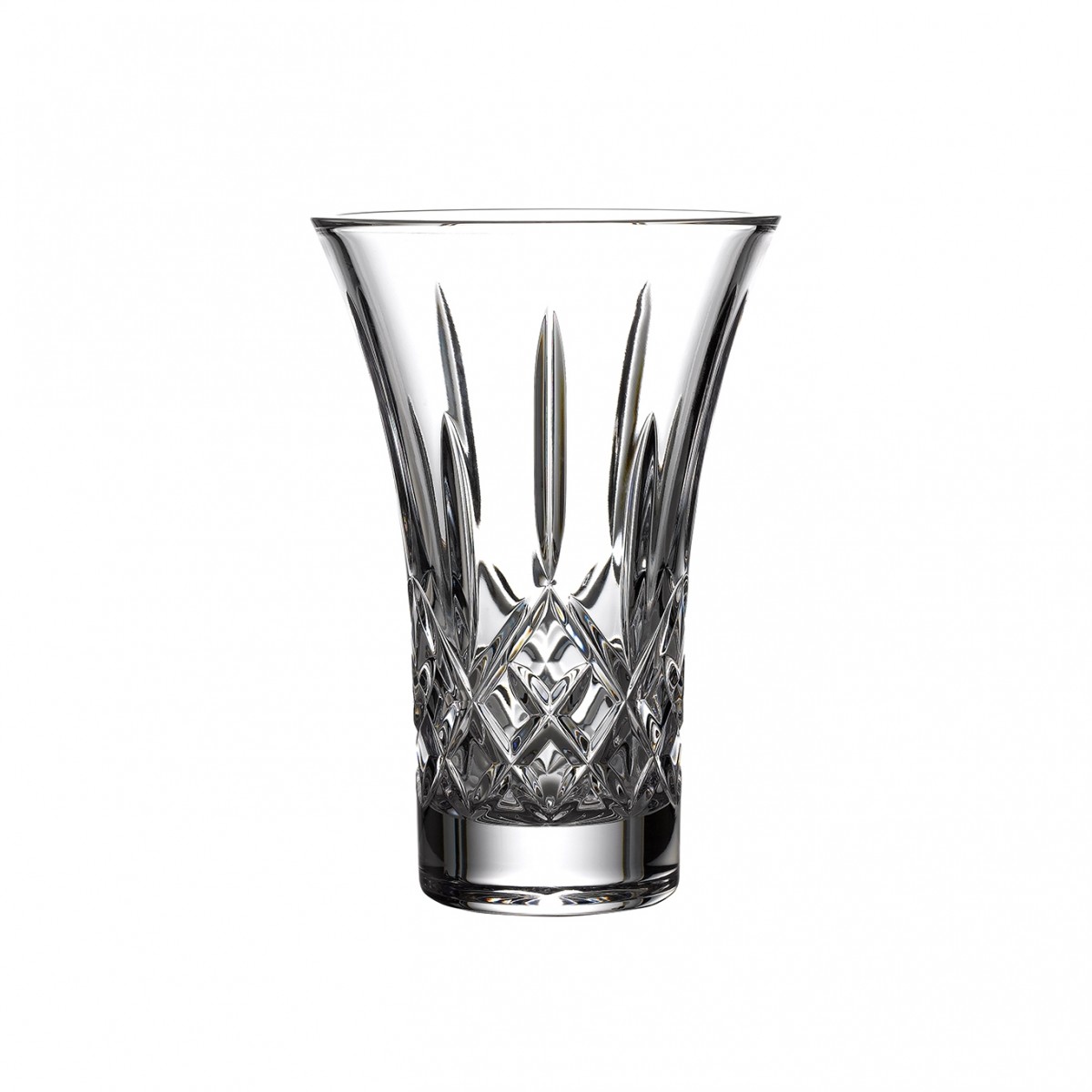 Waterford Crystal, Lismore 8" Flared Crystal Vase
