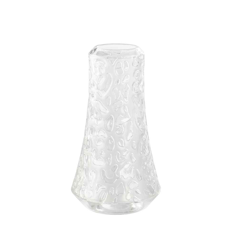 Lalique Empreinte Animale Panther 8" Vase Clear